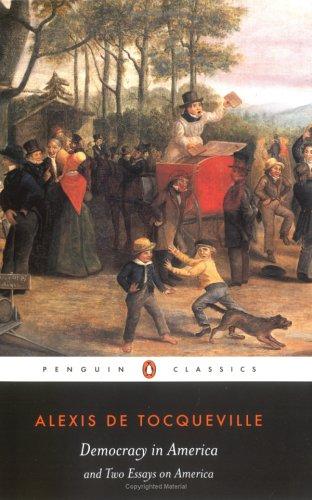 Cover of Democracy in America by Alexis de Tocqueville